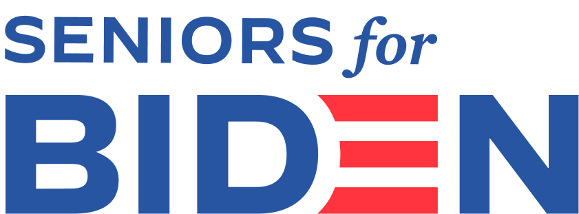 Seniors for Biden logo