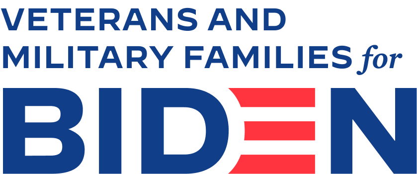 Veterans and Military Families for Biden logo